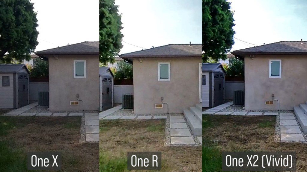 Left to right: One X, One R, One X2
